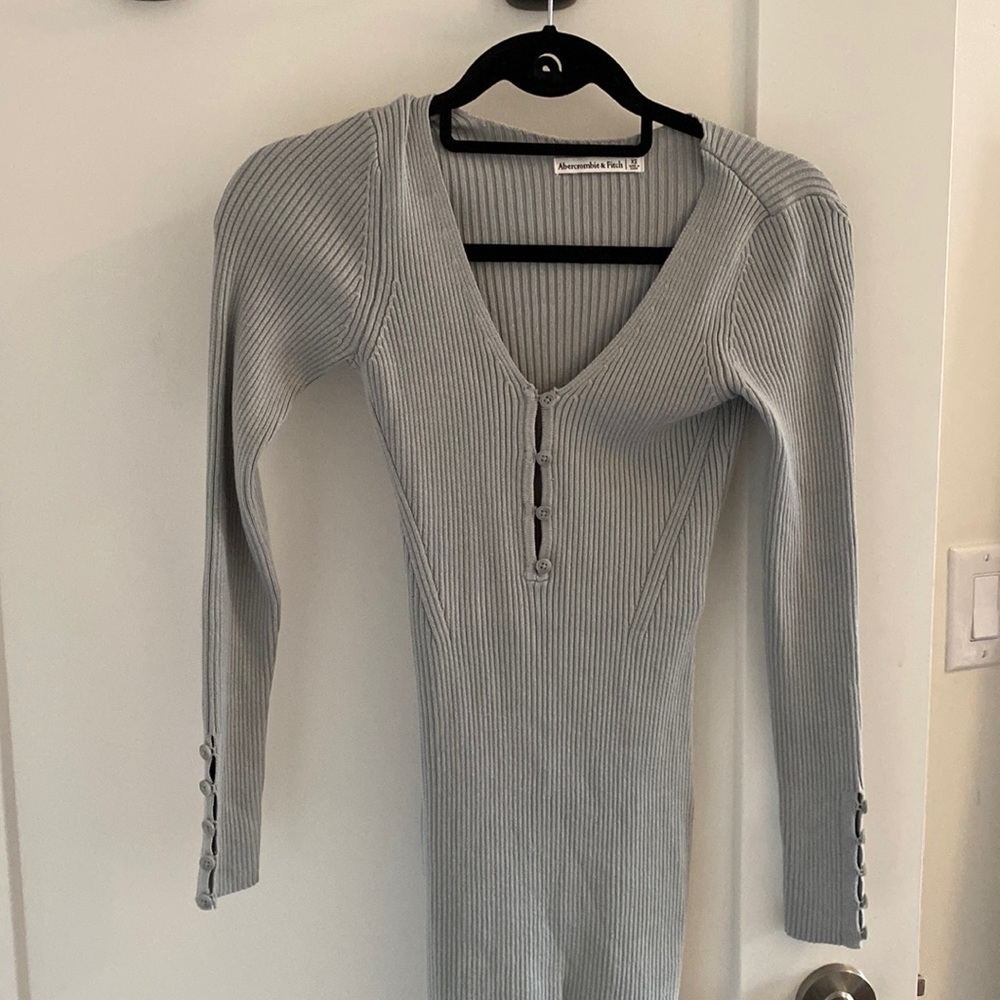 Abercrombie knit ribbed contour dress